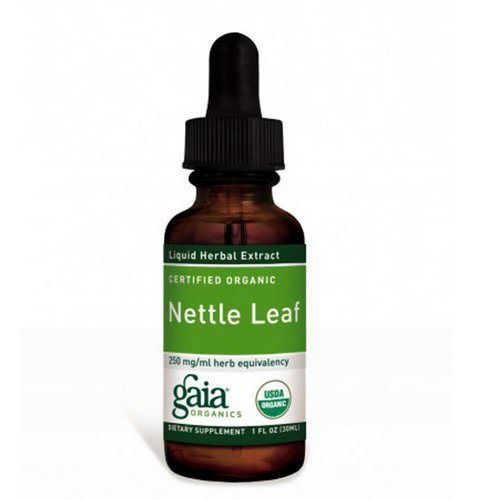 Gaia Herbs, Certified Organic, Nettle Leaf, 1 fl oz (30 ml) فوائد