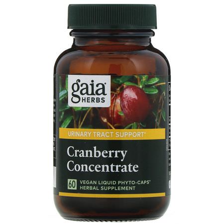 Gaia Herbs Cranberry Bladder Formulas - المثانة, المكملات الغذائية, الت,ت البري, المعالجة المثلية