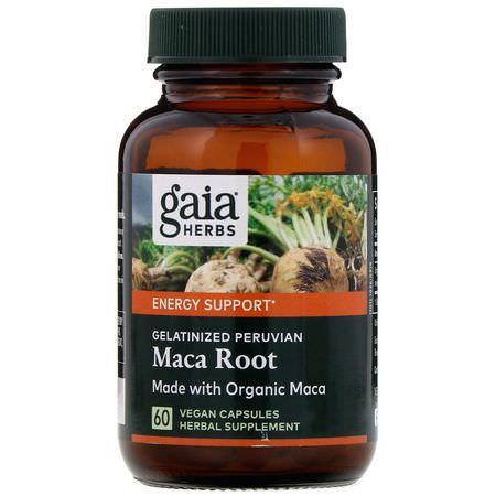 Gaia Herbs Maca - Maca, المعالجة المثلية, الأعشاب