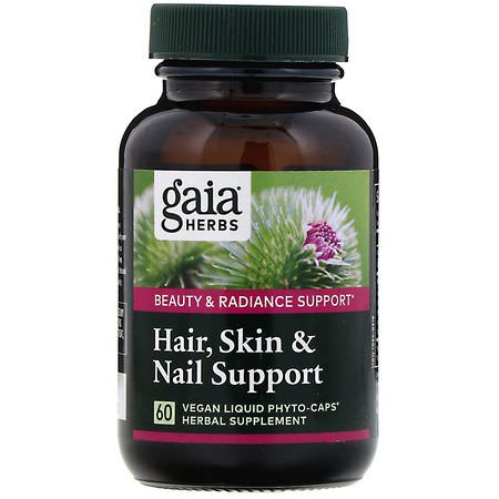 Gaia Herbs Hair Skin Nails Formulas - الأظافر, الجلد, الشعر, المكملات الغذائية