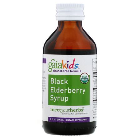 Gaia Herbs Children's Cold Flu Cough Cold Cough Flu - البرد, المكملات الغذائية, السعال, الإنفل,نزا