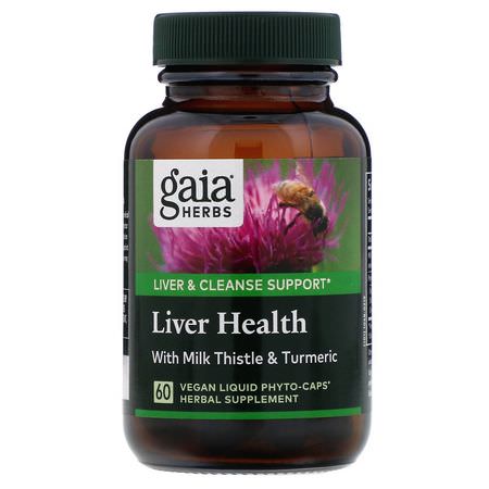 Gaia Herbs Herbal Formulas Liver Formulas - الكبد, المكملات الغذائية, العشبية, المعالجة المثلية