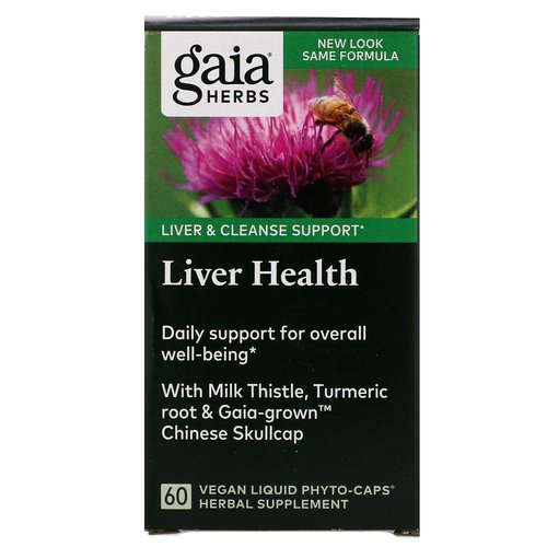 Gaia Herbs, Liver Health, 60 Vegan Liquid Phyto-Caps فوائد