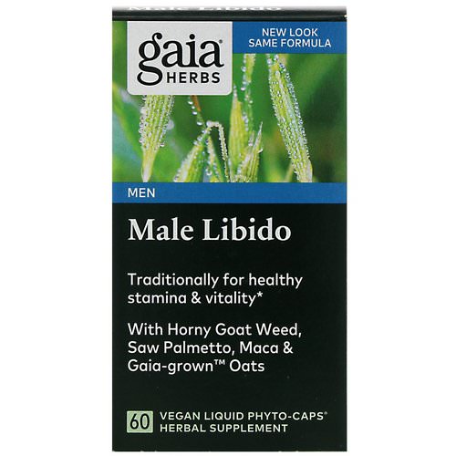 Gaia Herbs, Male Libido, 60 Vegan Liquid Phyto-Caps فوائد