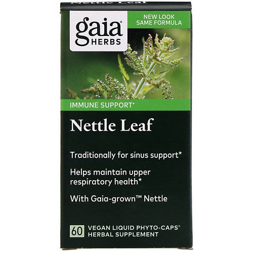 Gaia Herbs, Nettle Leaf, 60 Vegan Liquid Phyto-Caps فوائد