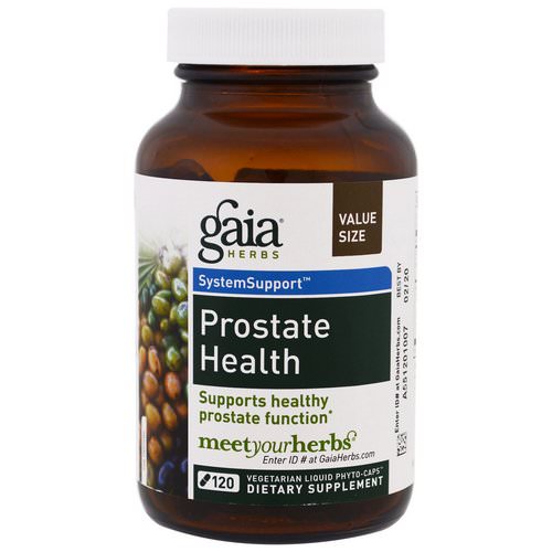 Gaia Herbs, Prostate Health, 120 Vegetarian Liquid Phyto-Caps فوائد