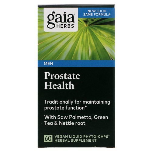 Gaia Herbs, Prostate Health, 60 Vegan Liquid Phyto-Caps فوائد