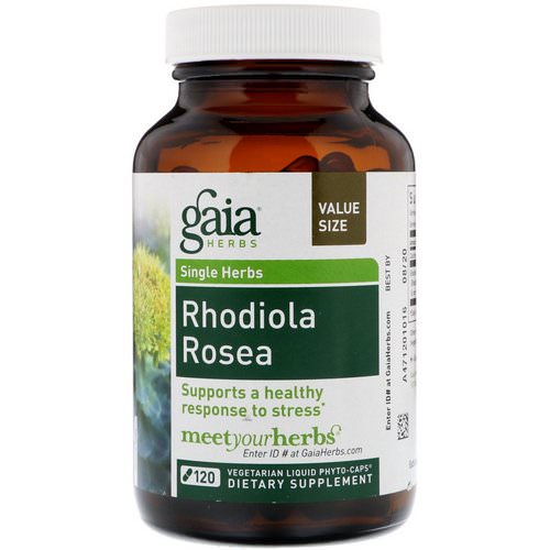 Gaia Herbs, Rhodiola Rosea, 120 Veggie Liquid Phyto-Caps فوائد