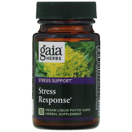 Gaia Herbs Calm Formulas Stress Formulas - الإجهاد ,التهدئة ,المكملات الغذائية