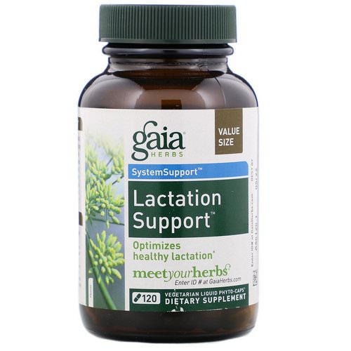 Gaia Herbs, SystemSupport, Lactate Support, 120 Vegetarian Liquid Phyto-Caps فوائد