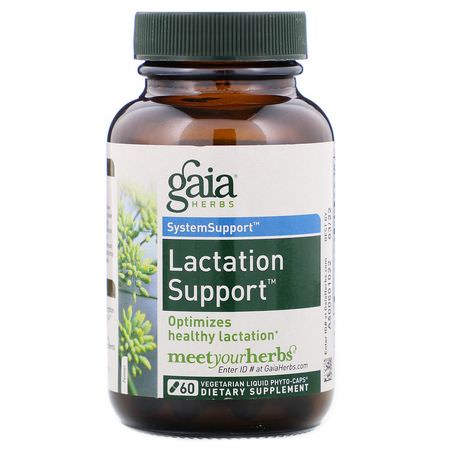 Gaia Herbs Lactation Support Herbal Formulas - العشبية, المعالجة المثلية, الأعشاب, دعم الرضاعة
