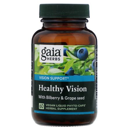 Gaia Herbs Herbal Formulas Eye Formulas - العين ,الأنف ,الأذن ,المكملات الغذائية