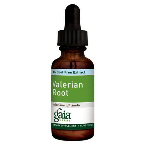 Gaia Herbs, Valerian Root, Alcohol Free Extract, 1 fl oz (30 ml) فوائد
