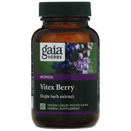 Gaia Herbs Chaste Berry Vitex - Chaste Berry Vitex, المعالجة المثلية, الأعشاب
