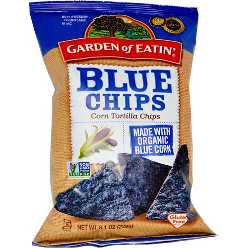 Garden of Eatin', Corn Tortilla Chips, Blue Chips, 8.1 oz (229 g) فوائد