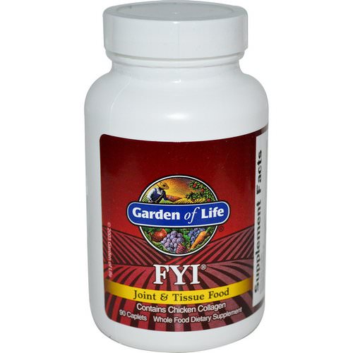Garden of Life, FYI, Joint & Tissue Food, 90 Caplets فوائد