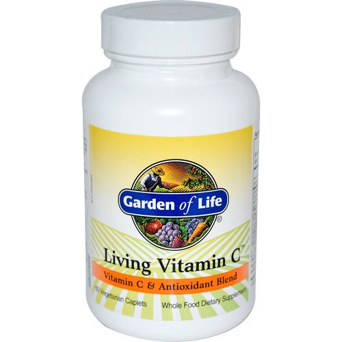 Garden of Life, Living Vitamin C, 60 Veggie Caplets فوائد