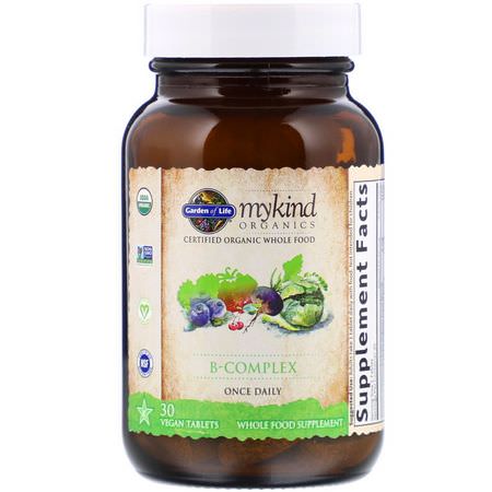 Garden of Life Vitamin B Complex - مجمع فيتامين ب, فيتامين ب, الفيتامينات, المكملات الغذائية