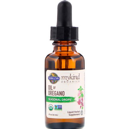 Garden of Life Oregano Oil Supplements Cold Cough Flu - الأنفل,نزا ,السعال ,البرد ,المكملات الغذائية