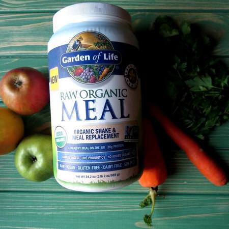 Garden of Life, RAW Organic Meal, Organic Shake & Meal Replacement, Vanilla, 16.7 oz (475 g)