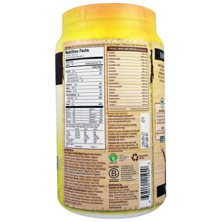 Garden of Life, RAW Organic Protein, Organic Plant Formula, Chocolate, 1.46 lbs (664 g):البر,تين النباتي, المصنع