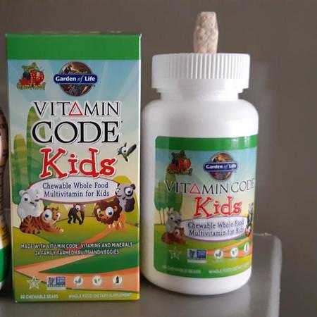 Garden of Life Children's Multivitamins - الفيتامينات المتعددة للأطفال, الصحة, الأطفال, الطفل