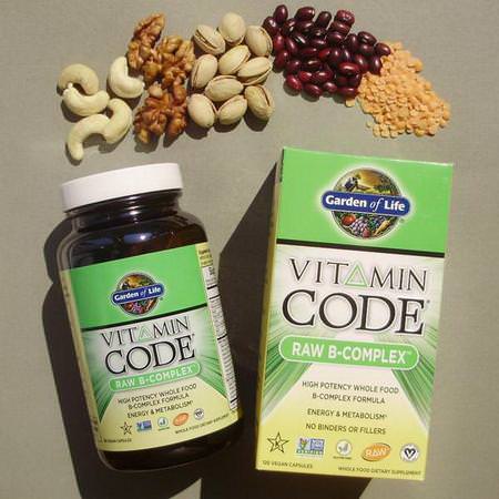 Garden of Life, Vitamin Code, Raw B-Complex, 60 Vegan Caps