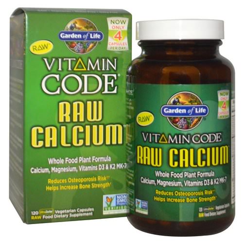 Garden of Life, Vitamin Code, Raw Calcium, 120 UltraZorbe Vegetarian Capsules فوائد
