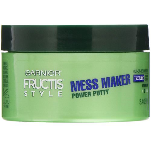 Garnier, Fructis, Mess Maker, Power Putty, 3.4 oz (100 g) فوائد