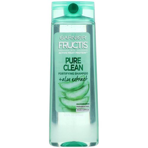Garnier, Fructis, Pure Clean, Fortifying Shampoo with Aloe, 12.5 fl oz (370 ml) فوائد