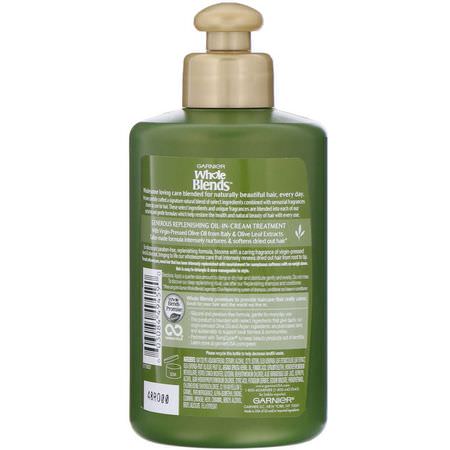 Garnier, Whole Blends, Replenishing Leave-In Conditioner, Legendary Olive, 10.2 oz (300 ml):علاجات الإجازة
