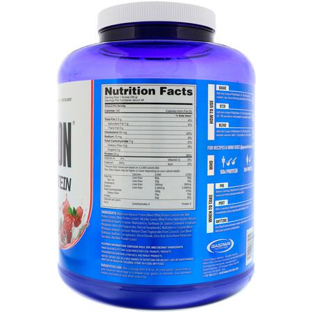 Gaspari Nutrition, MyoFusion, Advanced Protein, Strawberries & Cream, 4 lbs (1814 g):بر,تين مصل الحليب