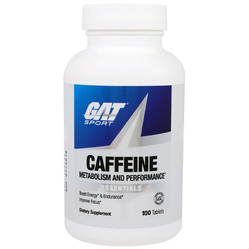 GAT, Caffeine Metabolism and Performance, Essentials, 100 Tablets فوائد
