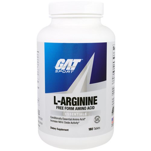 GAT, L-Arginine, 180 Tablets فوائد