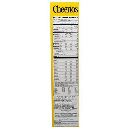 General Mills, Cheerios, 12 oz (340 g):الحب,ب الباردة, الإفطار