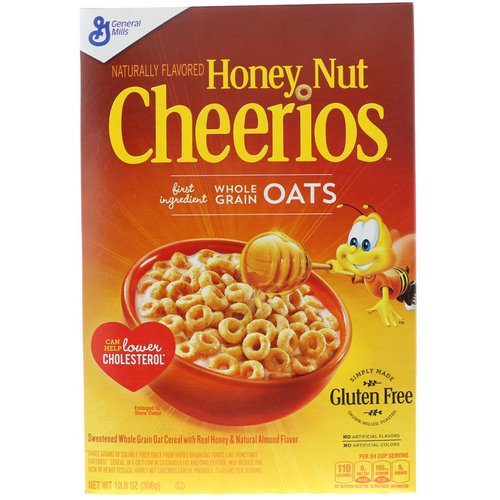 General Mills, Honey Nut Cheerios, 10.8 oz (306 g) فوائد