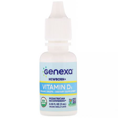 Genexa LLC Children's Vitamin D - فيتامين (د) للأطفال, صحة الطفل, الأطفال, الطفل