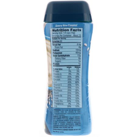Gerber, DHA & Probiotic, Single Grain Rice Cereal, Supported Sitter, 8 oz (227 g):حب,ب الأطفال الساخنة,تغذية الأطفال