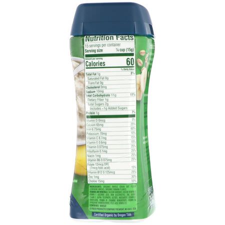 Gerber, Organic Oatmeal Cereal, Sitter, Banana, 8 oz (227 g):حب,ب الأطفال الساخنة,تغذية الأطفال