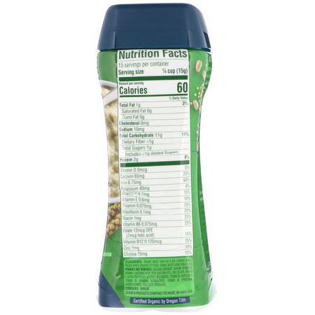 Gerber, Organic Oatmeal Cereal, Sitter, Millet Quinoa, 8 oz (227 g):حب,ب الأطفال الساخنة,تغذية الأطفال