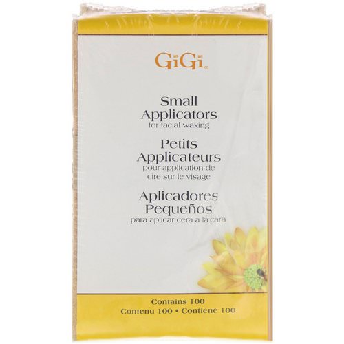 Gigi Spa, Small Applicators for Facial Waxing, 100 Small Applicators فوائد