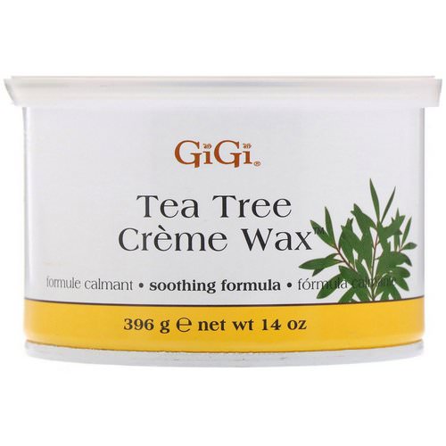 Gigi Spa, Tea Tree Creme Wax, 14 oz (396 g) فوائد