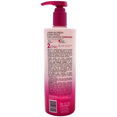 Giovanni, 2chic, Ultra-Luxurious Conditioner, to Pamper Stressed Out Hair, Cherry Blossom & Rose Petals, 24 fl oz (710 ml):بلسم, العناية بالشعر