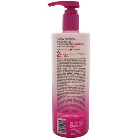 Giovanni, 2chic, Ultra-Luxurious Shampoo, to Pamper Stressed Out Hair, Cherry Blossom & Rose Petals, 24 fl oz (710 ml):شامب, العناية بالشعر
