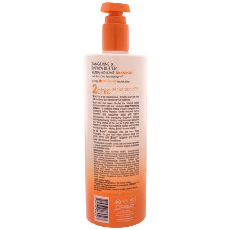 Giovanni, 2chic, Ultra-Volume Shampoo, for Fine Limp Hair, Tangerine & Papaya Butter, 24 fl oz (710 ml):شامب, العناية بالشعر