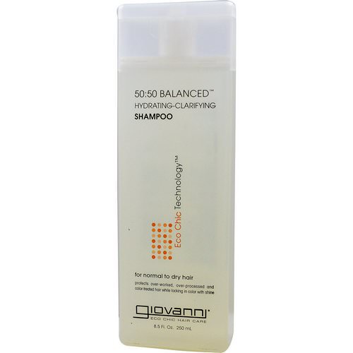 Giovanni, 50:50 Balanced Hydrating-Clarifying Shampoo, 8.5 fl oz (250 ml) فوائد