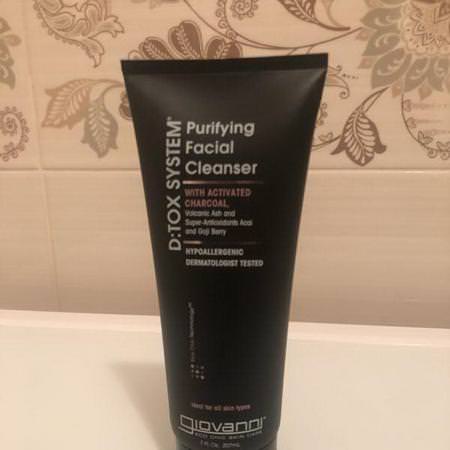 Giovanni Face Wash Cleansers Charcoal or Activated Charcoal
