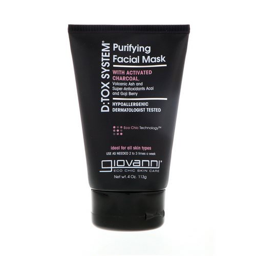 Giovanni, D:tox System, Purifying Facial Mask, 4 oz (113 g) فوائد