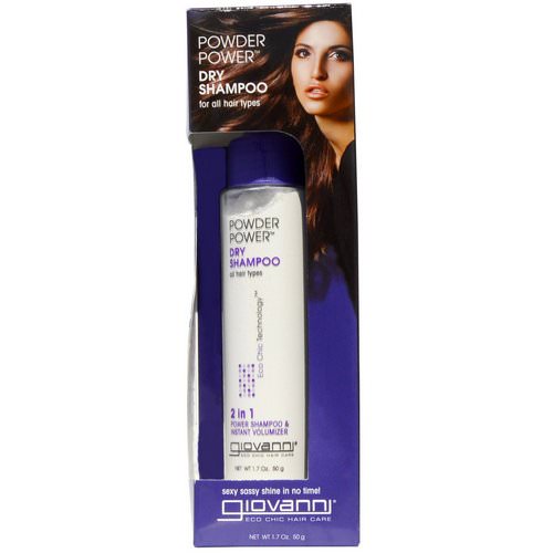 Giovanni, Eco Chic Hair Care, Powder Power Dry Shampoo, 1.7 oz (50 g) فوائد