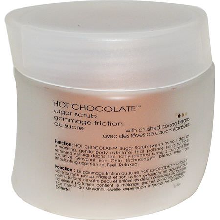 Giovanni, Hot Chocolate, Sugar Scrub, 9 oz (260 g):Sugar Scrub, Polish